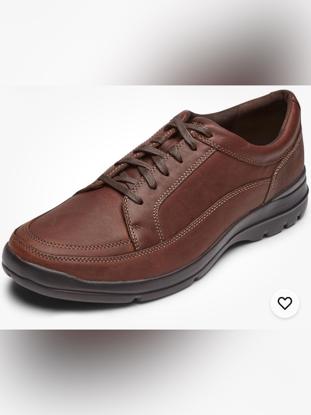 Rockport Men's Junction Point Lace To Toe Shoes SIZE 11 PREOWED Brown in color